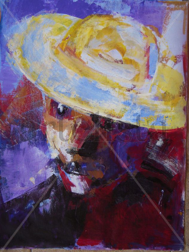 hombre con sombrero