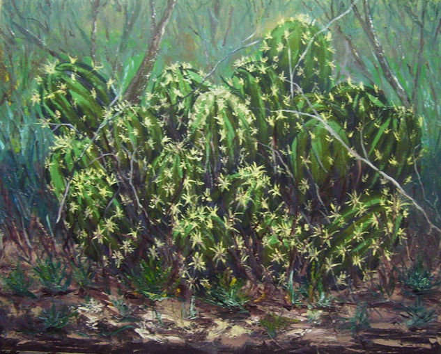 Cactus Oil Canvas Landscaping