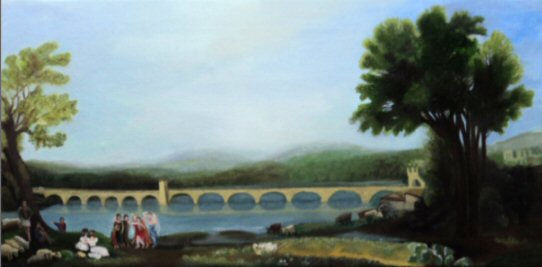 En la pradera Oil Canvas Landscaping