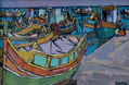 Fishing ships. Malta