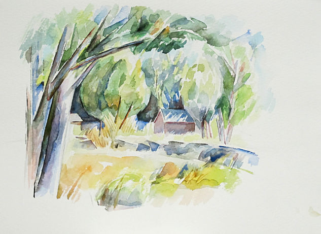 Primavera en Canseco Watercolour Paper Landscaping