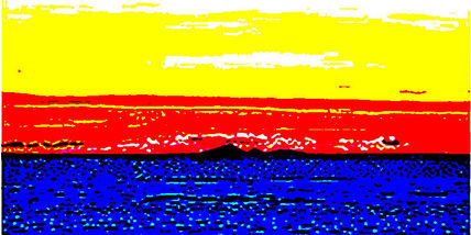 Atardecer sobre el...