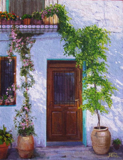 Puerta en Ain / Door in Ain. Oil Others Landscaping