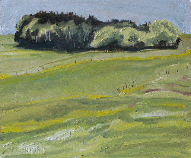 The small forest On The Field Oil Panel Landscaping