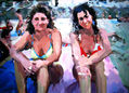 bañistas
