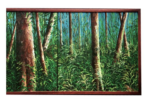 Bosque virgen Oil Canvas Landscaping