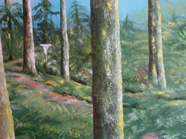 De la serie bosques Oil Canvas Landscaping