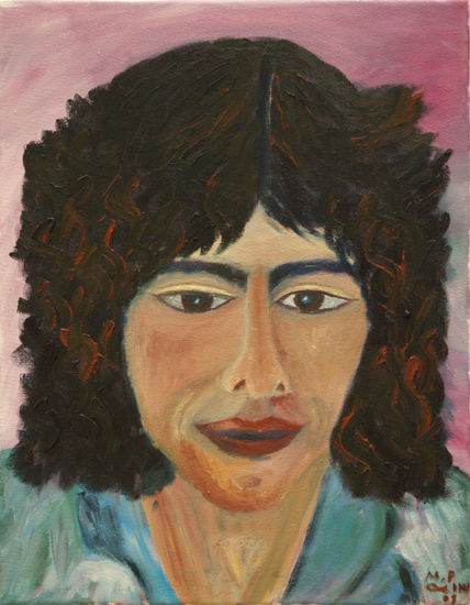 kikuyo B. Oil Canvas Portrait