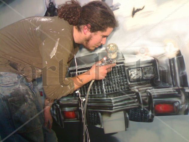 MURAL AEROGRAFIA ROCK N TAPAS