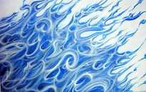 AEROGRAFÍA sobre tabla