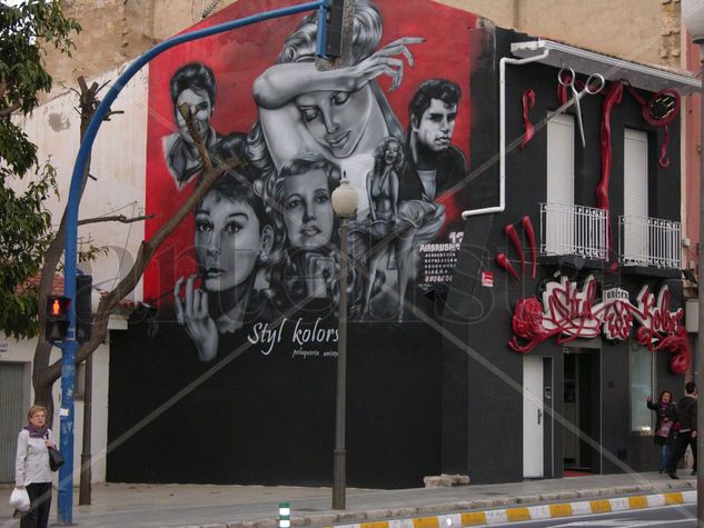 DECORACIÓN EXTERIOR PELUQUERIA 