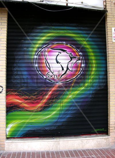 pintura en persianas de locales 