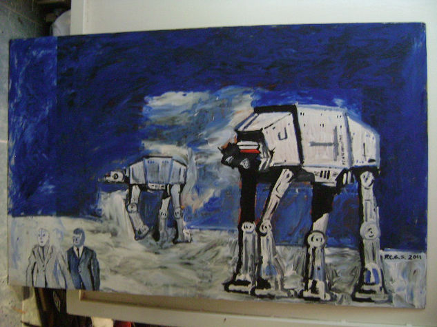 santo y blue demond contra los at-at 