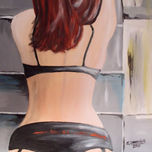 pintura acrilico retrato thumbnail 1