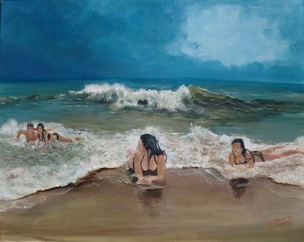 Oleaje en la playa