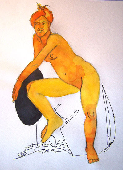 aquilae Watercolour Paper Nude Paintings