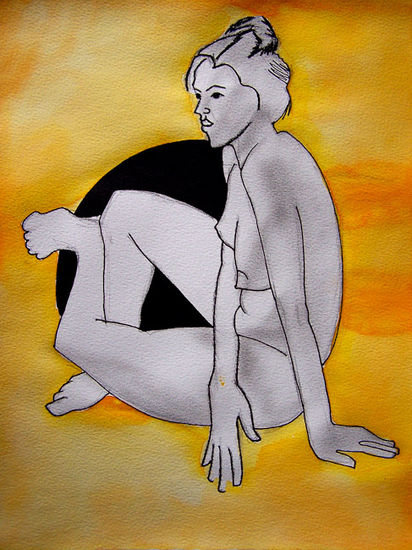 aurigae Watercolour Paper Nude Paintings