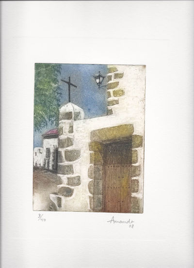 Puerta Bajo Farol Aquatint