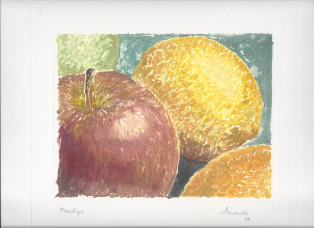 Manzana y Limones Monoprint