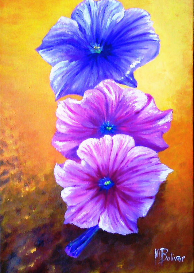 Tres flores
