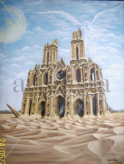 Catedral con sed Acrílico Lienzo Paisaje