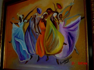 DANZA Oil Canvas Figure Painting