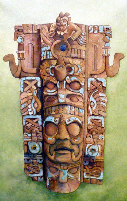 Incensario Maya