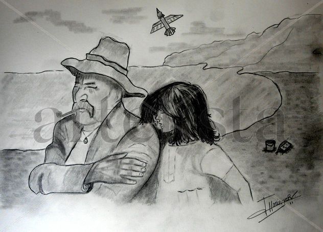 Joseph y Minerva en la isla El Futuro no tiene Aliados