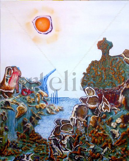 reverberacion solar Oil Canvas Landscaping