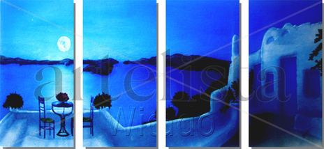 Azul egeo  (mural...