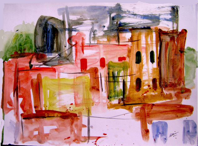 old city-6 Acrylic Paper Others