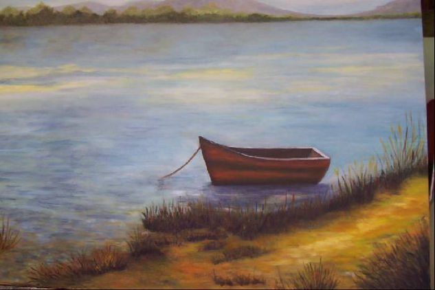 Sosiego Oil Canvas Marine Painting