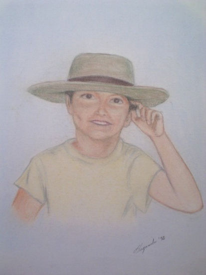 Mi Hijo Sebastian Pastel Paper Portrait