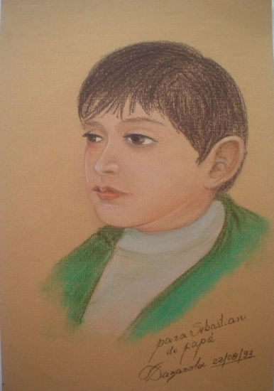 Sebastian Pastel Paper Portrait