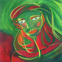 Mujer verde