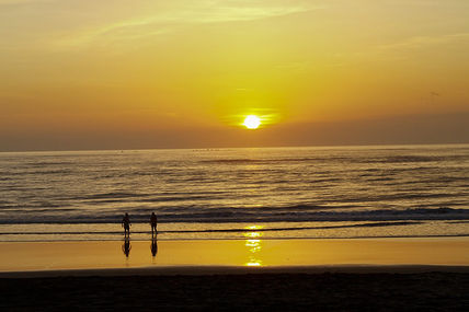 Puesta de sol en...
