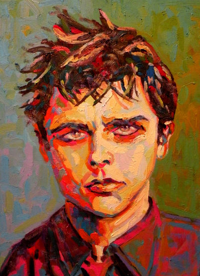 Billie Joe Armstrong Oil Canvas Portrait