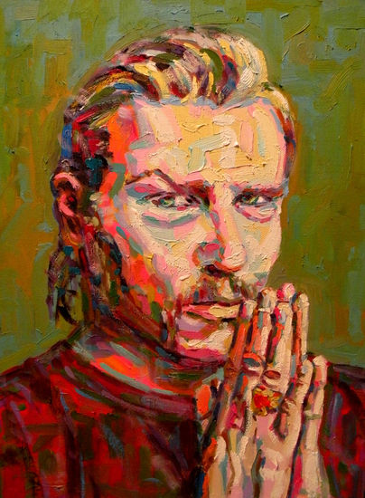 James Alan Hetfield Óleo Lienzo Retrato