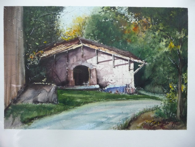 CASA DE LABOR. Watercolour Paper Landscaping