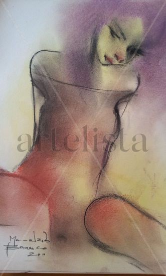 una favola de una mirada Pastel Papel Desnudos