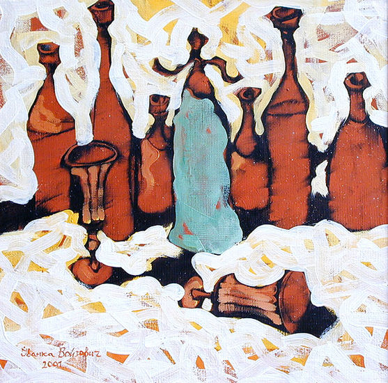 Botellas viejas Acrylic