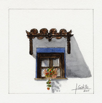 Ventana en Peñíscola