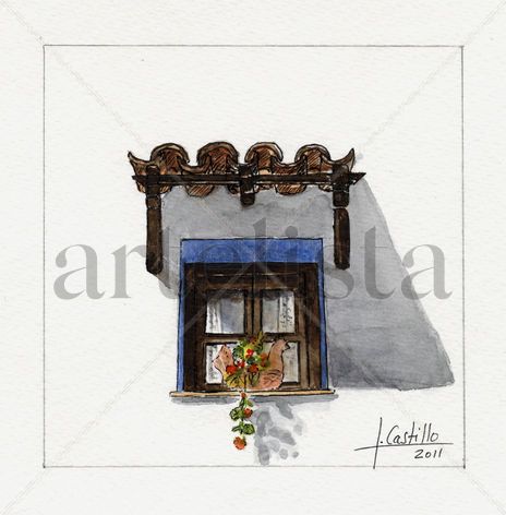 Ventana en Peñíscola