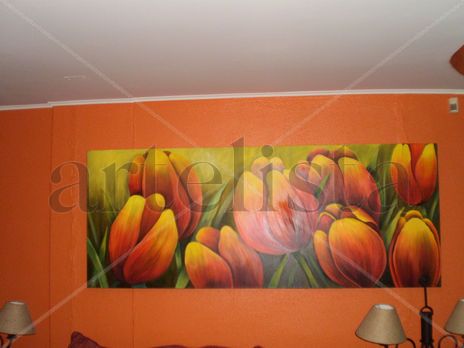 Tulipanes vivos