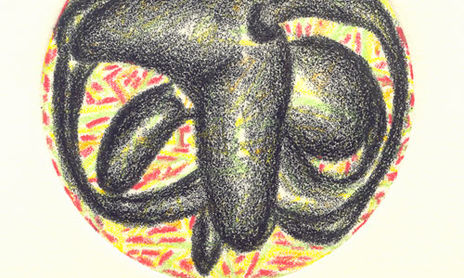 Dibujos circulares con procesos de impresión ( formato pequeño)