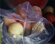 plasticos y fruta