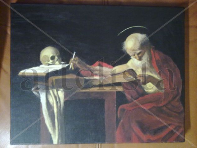 `Caravaggio Acrylic Canvas Figure Painting