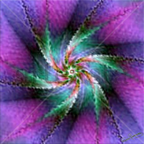 Fractal 3d.  flor...