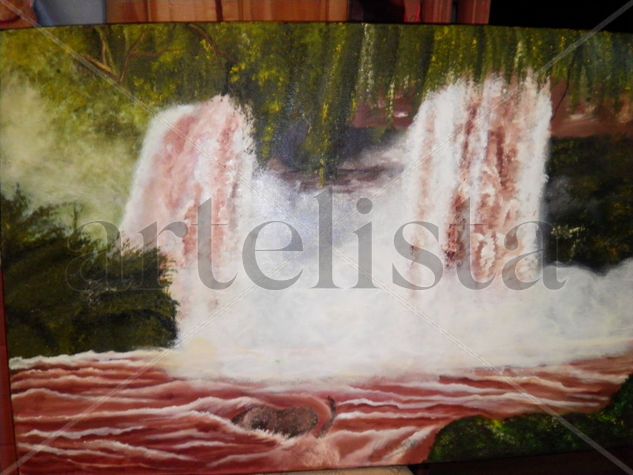 Cataratas del Iguazú Oil Canvas Landscaping