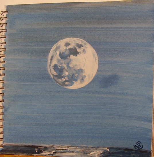 Luna llena Acrylic Paper Others